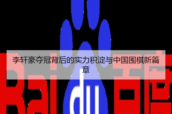李轩豪夺冠背后的实力积淀与中国围棋新篇章